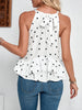 Rosalind Fenwick | Ruffled Tie-Neck Blouse With Polka Dot Print For Women