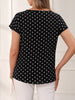 Freya Callahan | Polka Dot Mesh Blouse For Women