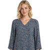 Maeve Holbrook | Paisley Print V-Neck Blouse For Women