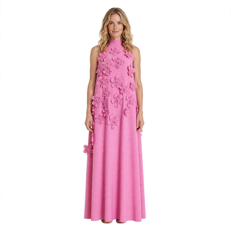 Claudia Winslow | Floral Embellished Maxi Dress For Women