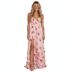 Amelia Holbrook | Floral Slit Maxi Dress For Women