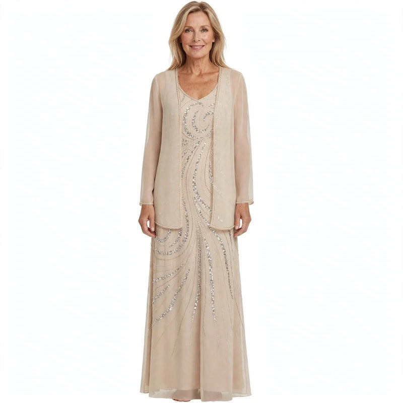 Bronte Hawker | Formal Dress With Matching Sequin Jacket