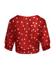 Beatrice Langley | Polka Dot Tie-Front Blouse For Women