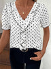 Bridget Fenwick | Color Block Blouse With Bubble Sleeves