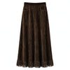 Imogen Ashworth | Faux Suede Maxi Skirt With Fringe Hem