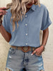 Nina Hawthorne | Polka Dot Button Blouse For Women