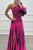 Phoebe Larkin | Striped One-Shoulder Maxi Dress For Women