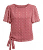 Elise Osmond | Chiffon Blouse With 3D Floral Detail For Women