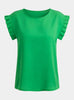 Piper Loxley | Airy Top With Pleated Sleeve Detail For Women