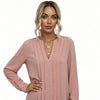 Isobel Radley | Pleated V-Neck Blouse For Women