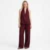 Bridie Ashcroft | Linen Tank Top and Wide-Leg Pants Set For Women