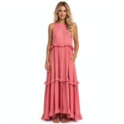 Harper Fletcher | Tiered Maxi Dress With Ruffle Detail