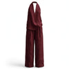 Bridie Ashcroft | Linen Tank Top and Wide-Leg Pants Set For Women