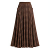 Rosalind Fairweather | Plaid Maxi Skirt With Pockets For Women