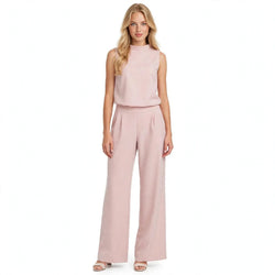 Matilda Fairweather | Blush Wide-Leg Two Piece Set For Women