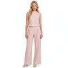 Matilda Fairweather | Blush Wide-Leg Two Piece Set For Women