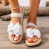Nora Fitzgerald | Polka Dot Bow Sandals For Women