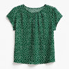 Ophelia Lockhart | Polka Dot Blouse With Keyhole Detail For Women