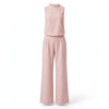 Matilda Fairweather | Blush Wide-Leg Two Piece Set For Women
