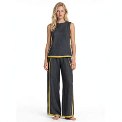 Ivy Blackwell | Cotton Linen Two-Piece Set For Women