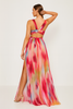Emma Young | Watercolor Print Maxi Dress For Women