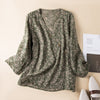Maeve Holbrook | Paisley Print V-Neck Blouse For Women