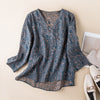 Maeve Holbrook | Paisley Print V-Neck Blouse For Women