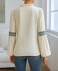 Imogen Sutherland | V-Neck Blouse With Embroidered Trim For Women