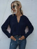 Isobel Radley | Pleated V-Neck Blouse For Women