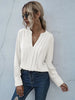 Isobel Radley | Pleated V-Neck Blouse For Women