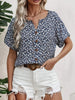 Grace Delaney | Floral Print Blouse With Button Detail