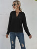 Isobel Radley | Pleated V-Neck Blouse For Women