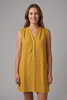 Women’s Beach Dress with V-Neck and Button Placket