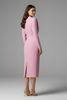 Women’s Dress with High Neckline and Long Sleeves