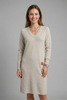 Women’s Dress with V Neck and Long Sleeves