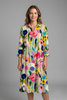 Women's Elegant Boho Dress with Button Front for Casual Wear