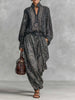 Bridget Harkness | Paisley Print Shirt & Trousers Set For Women