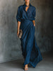 Rhiannon Sutcliffe | Linen Blend Shirt & Skirt Set For Women