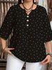 Ivy Redmond | Polka Dot Half Sleeve Blouse For Women