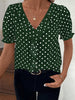 Bridget Fenwick | Color Block Blouse With Bubble Sleeves