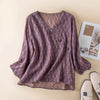Maeve Holbrook | Paisley Print V-Neck Blouse For Women
