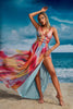 Emma Young | Watercolor Print Maxi Dress For Women